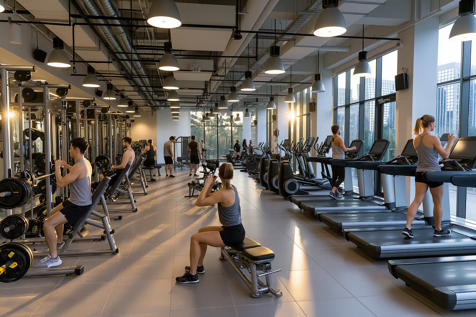 Centra fitness i siłownie