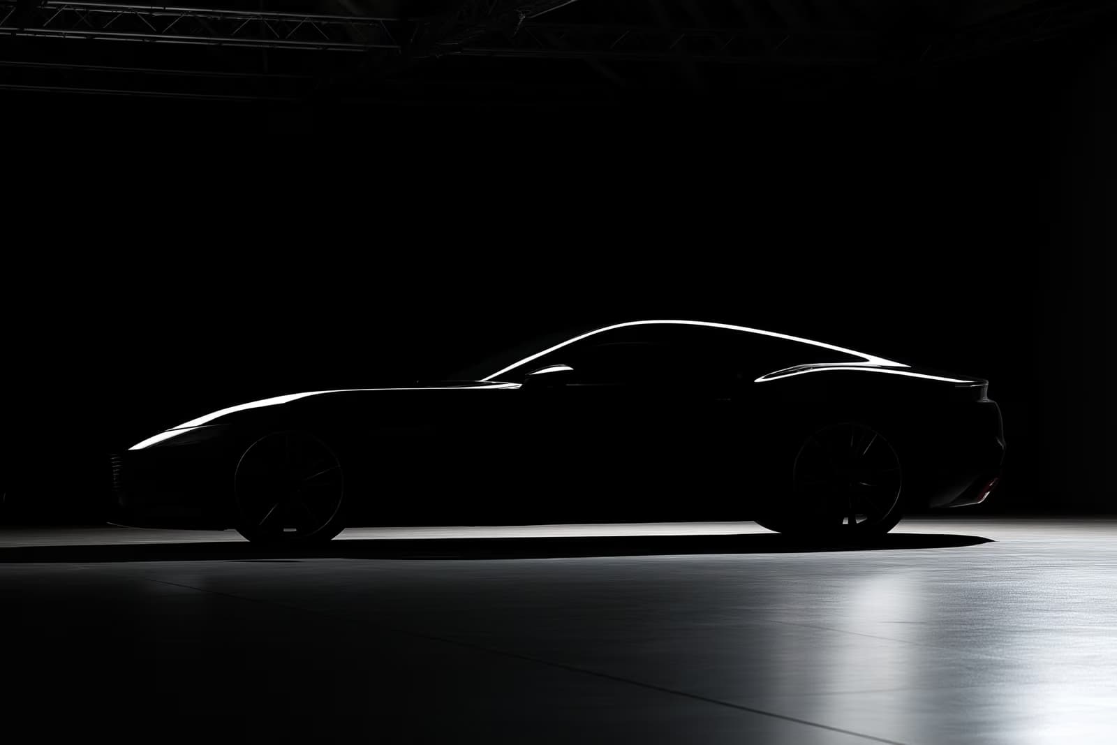 Samochód sportowy Porsche zaparkowany przed fabryką firmy w Zuffenhausen koło Stuttgartu w pogodny dzień.