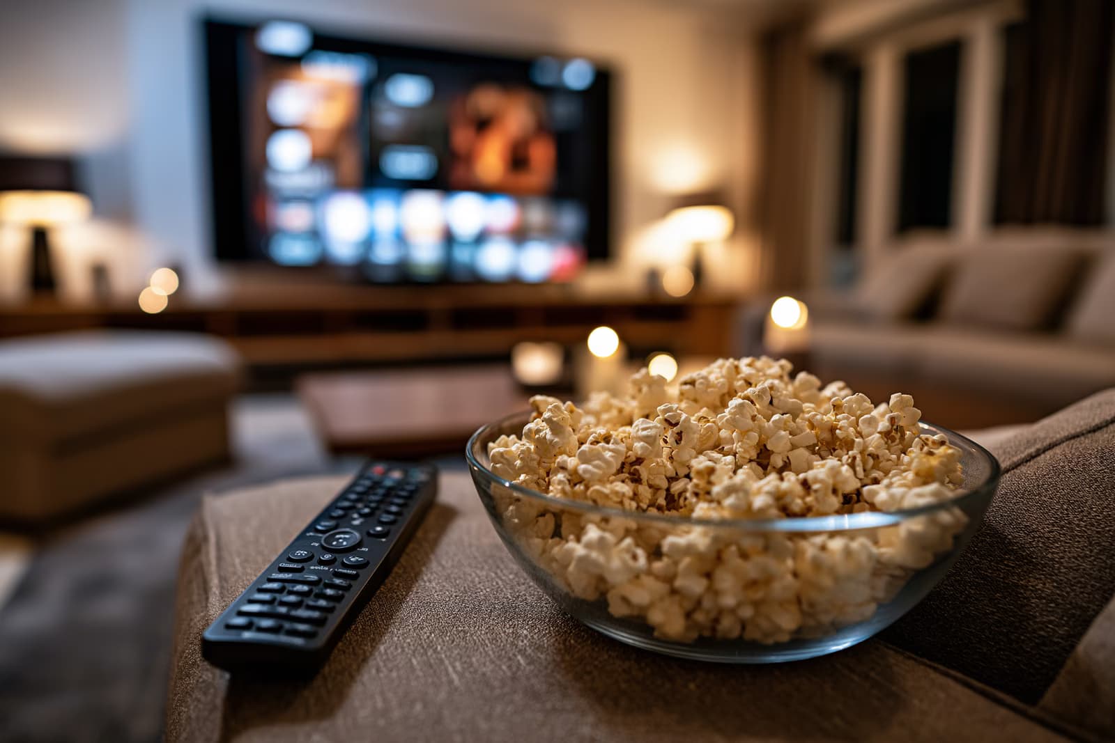 Telewizor w salonie nie odtwarzał wieczorem menu streamingowego, przez co wieczorne seanse filmowe przerywały reklamy Prime Video.